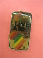 Vintage Live Aid Concert Pin