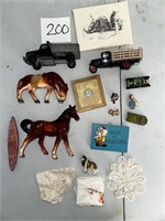 Vintage Knick Knacks- trucks, horses, figurines