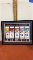 Detroit tigers 1984 World Series champions framed