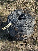 UNUSED Roll of Double Strand Barbed Wire