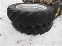 (2) 14.9-38 Tires On Drop Center Rims1245