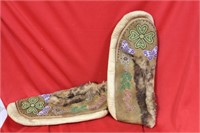 A Pair of Native American Indian Mocassin Suedes