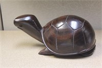 Exotic Wood Carved Turtle