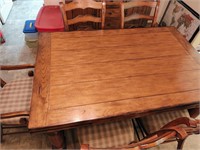 Beautiful Solid Table & 6 Chairs