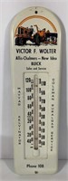 Victor F Wolter Thermometer 3.5' x 13"