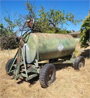 500 Gallon Fuel Tank with Dolly Trailer #1