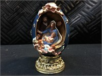 House of Faberge Nativity Egg COA Franklin Mint