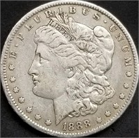 1888-O US Morgan Silver Dollar
