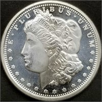 1/2oz .999 Silver Proof Morgan Dollar Round