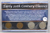 Early 20th Century 4 Coin Set.