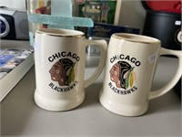 2 CHICAGO BEER MUGS