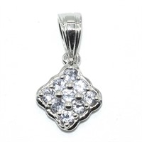 Silver Tanzanite(0.75ct) Pendant