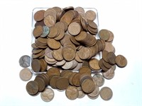 OF) (250) 1930's wheat pennies