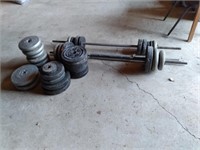 CONCRETE WEIGHT LIFTING SET