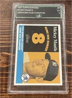 2007 Topps Heritage #8 Mickey Mantle Card