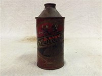 Early Cone Top Atlantic Beer Can