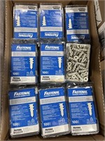 Case of (45) 100 Nylon Screw Anchors for Drywall