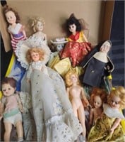 Joblot of Vintage celluloid and other dolls