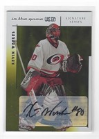 KEVIN WEEKES 03-04 ITG SIG SERIES GOLD AUTOGRAPH