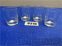 4 Taster Tumblers Glass