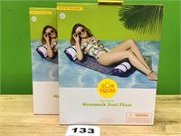 Sun Squad Inflatable Hammock Pool Float lot of 2