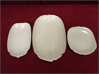 3pc Seyei Fine China, Nagoya Japan Dish Set