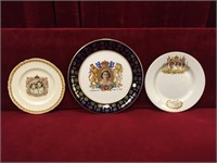 3 Royalty Plates 1939 to 1953