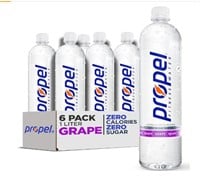 Propel, Grape, 1 Liter Pack of 6  - READ