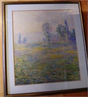 Claude Monet " Fields of Giverny " print