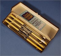 Boxed set of vintage knives