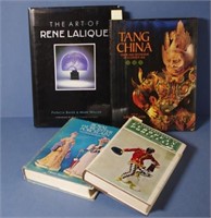 Four various porcelain & glass collectors books