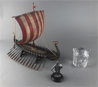 Viking Collection Longship Model Bust Figure