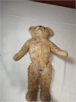 16" Mohair Bear w/ A Pewter Nose