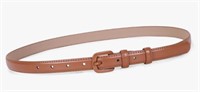 WHIPPY Women Skinny Leather Belt Thin Waist belt