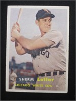 1957 TOPPS #23 SHERM LOLLAR WHITE SOX