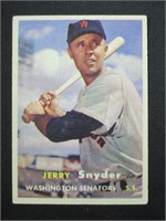 1957 TOPPS #22 JERRY SNYDER SENATORS