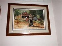 “Memory Lane” framed National Wild Turkey