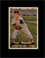 1957 Topps #313 Mel Parnell VG to VG-EX+