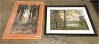 (2) Scenic Forestry Prints.