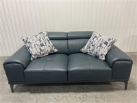 Abbyson Leather Loveseat