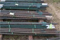 25 New 6' Steel Fence Posts