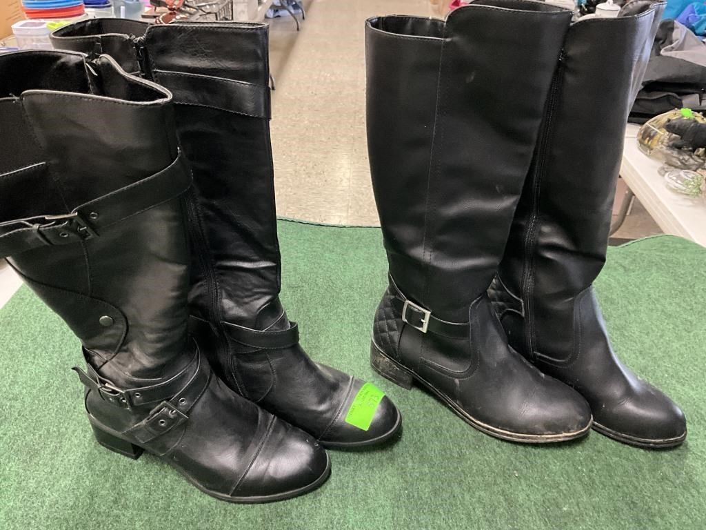 2 women boots size9