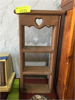 Wooden Shelf w/ Heart