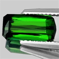 Natural Chrome Green Tourmaline 3.23 Cts {Flawless