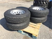 (4x) New Rainer ST235/80R16 Radial Trailer Tires