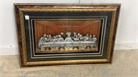 Last Supper in Shadow Box Frame