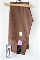 HILARY RADLEY FAUX SUEDE WOMENS PANTS SIZE 4