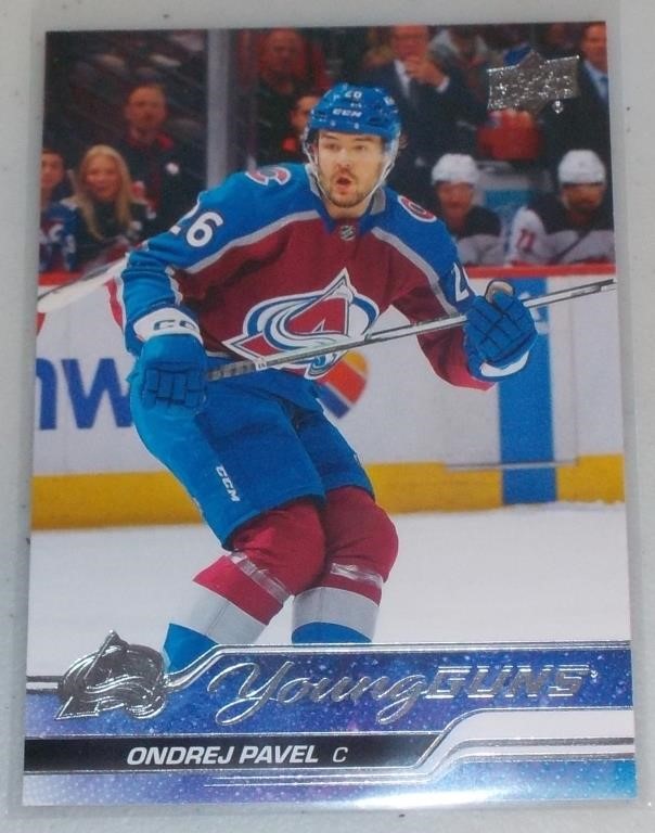 Ondrej Pavel UD Young Guns Rookie card