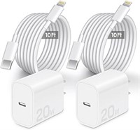iPhone Charger [MFi Certified] USB Wall Charger