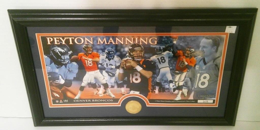 June 2024 Bronco and Manning Football Collectibles